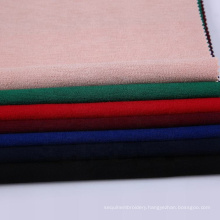 China cheap double knit polyester korean moss crepe doris spandex crepe fabric